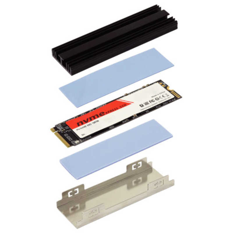 アイディークーリング アイディークーリング M.2 SSD用高性能ヒートシンクセット ZEROM05 ZEROM05