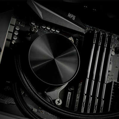 アイディークーリング 3連ファン AIO 水冷CPUクーラー ブラック ID