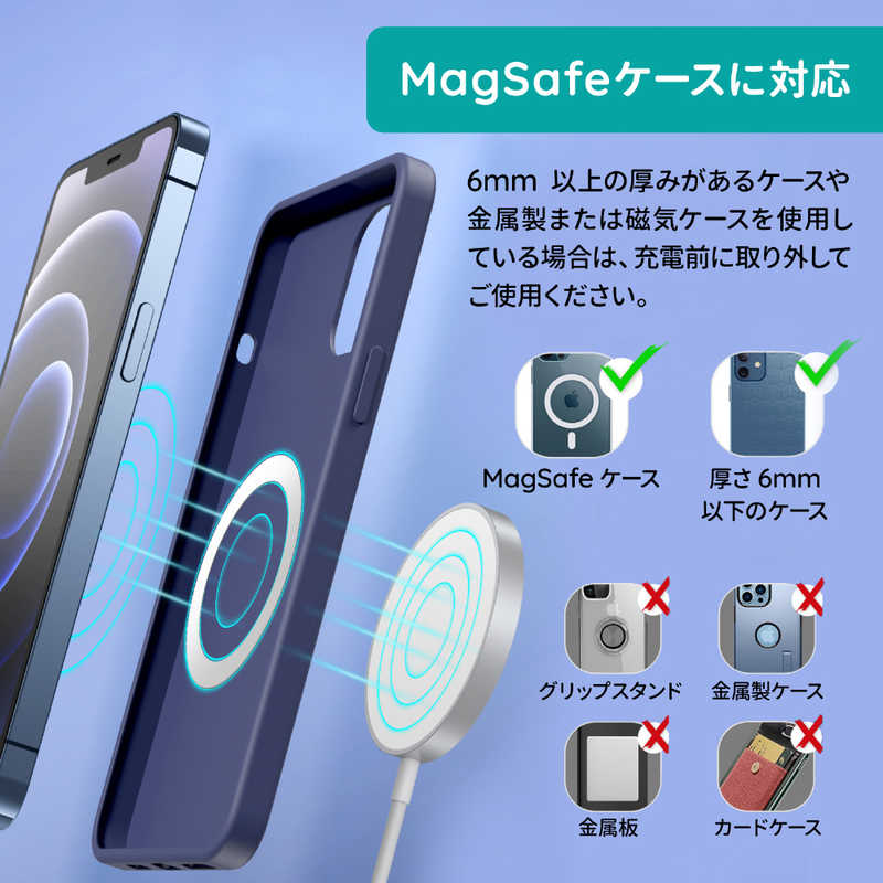 CHOETECH CHOETECH MagSafeワイヤレス充電器 15W ［USB Power Delivery対応］ ブラック T518-F-C01 T518-F-C01