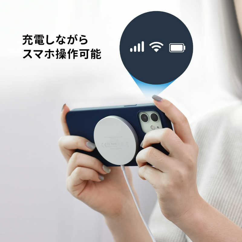 CHOETECH CHOETECH MagSafeワイヤレス充電器 15W ［USB Power Delivery対応］ ブラック T518-F-C01 T518-F-C01