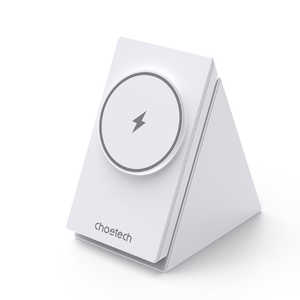 CHOETECH 3-in-1 磁気ワイヤレス急速充電器 ホワイト T600-F