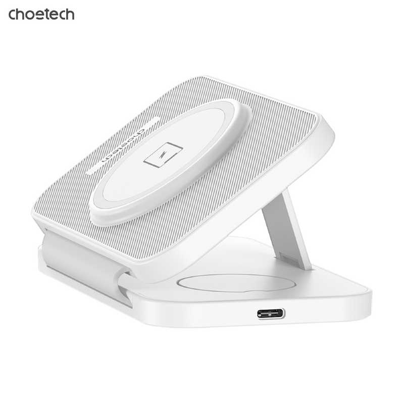 CHOETECH CHOETECH 3-in-1 ？気ワイヤレス急速充電器 ホワイト T616-F T616-F