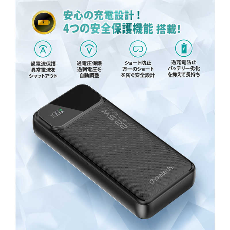 CHOETECH CHOETECH 20000mAhパワーバンク B729 B729