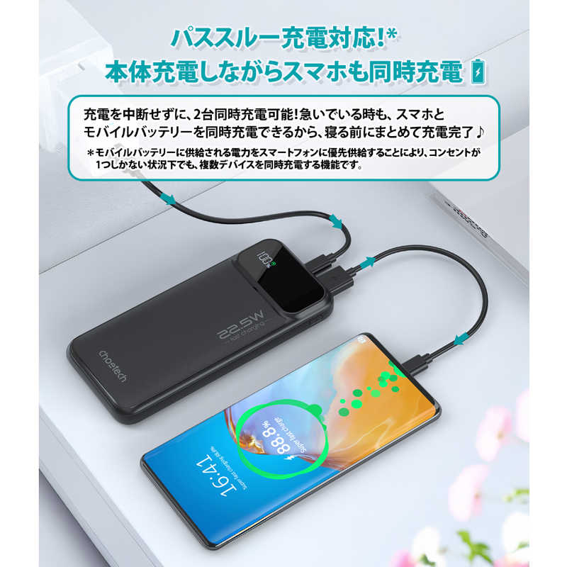 CHOETECH CHOETECH 20000mAhパワーバンク B729 B729