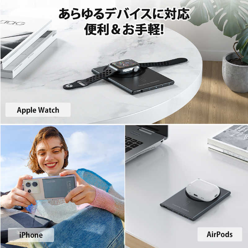 CHOETECH CHOETECH 2000mAh 超薄型モバイルバッテリー ブラック B708 B708