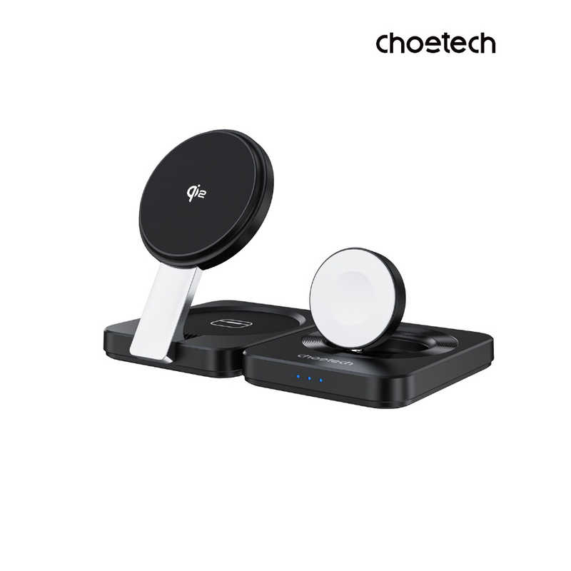 CHOETECH CHOETECH Qi2対応 1台3役！折りたたみ式マグネット Qi2対応充電器 T636-F T636-F