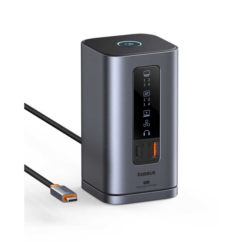 BESEUS BESEUS Spacemate 11-in-1 ドッキングステーション (WIN) トリプルディスプレイ対応 Space Grey ［USB Power Delivery対応］ B0056810181300 B0056810181300
