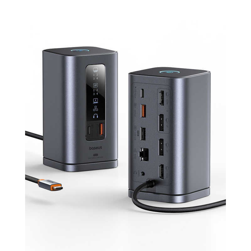 BESEUS BESEUS Spacemate 11-in-1 ドッキングステーション (WIN) トリプルディスプレイ対応 Space Grey ［USB Power Delivery対応］ B0056810181300 B0056810181300