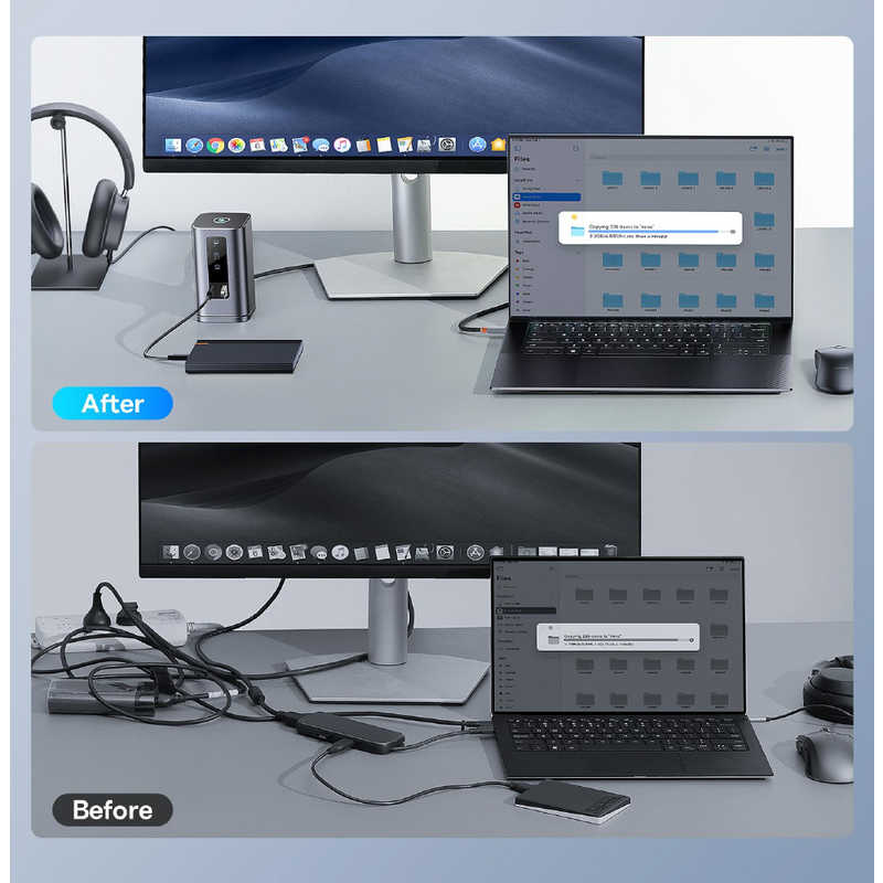 BESEUS BESEUS Spacemate 11-in-1 ドッキングステーション (WIN) トリプルディスプレイ対応 Space Grey ［USB Power Delivery対応］ B0056810181300 B0056810181300