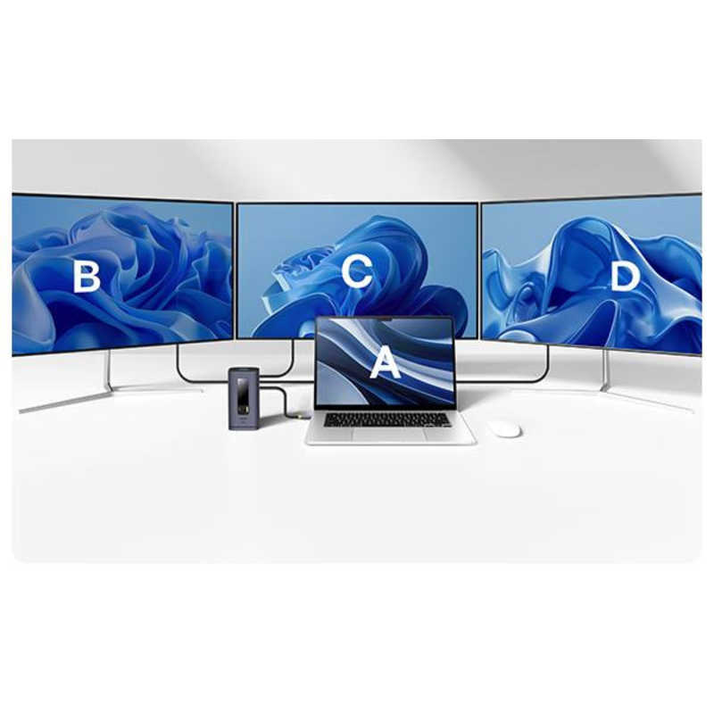 BESEUS BESEUS Spacemate 11-in-1 ドッキングステーション (WIN) トリプルディスプレイ対応 Space Grey ［USB Power Delivery対応］ B0056810181300 B0056810181300