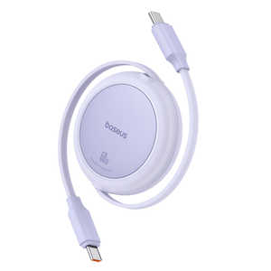 BESEUS Free2Pull 巻き取り式 USB-Cケーブル 60W 1m Nebula Purple P1036450051101 BESEUS Free2Pull 巻き取り式 USB-Cケーブル 60W 1m Nebula Purple P1036450051101