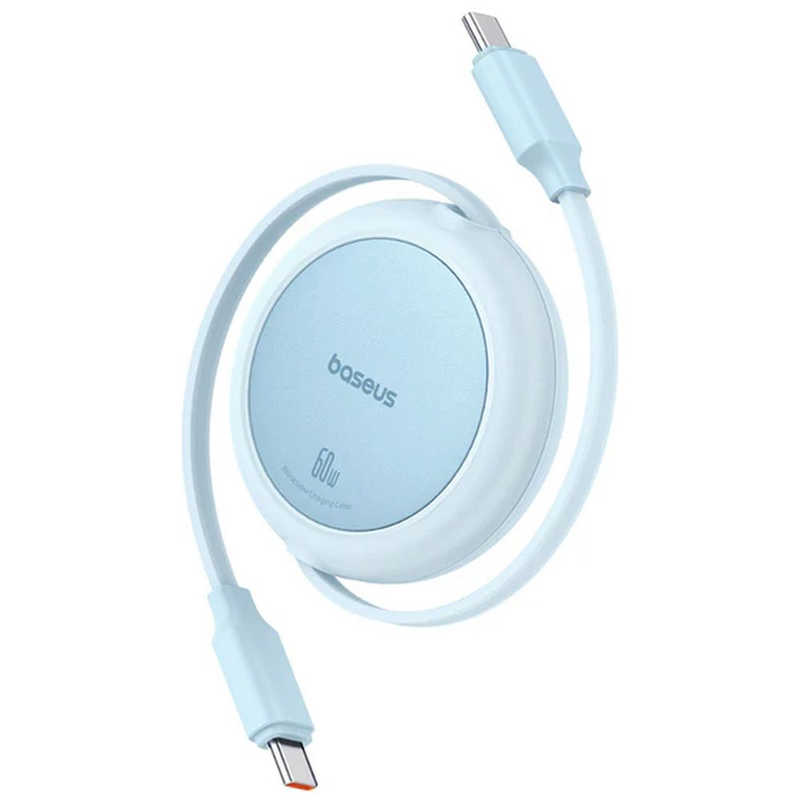 BESEUS BESEUS Free2Pull 巻き取り式 USB-Cケーブル 60W 1m Galaxy Blue P1036450031101 P1036450031101
