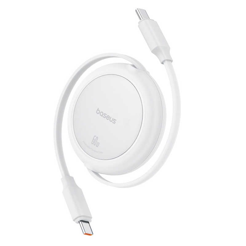BESEUS BESEUS Free2Pull 巻き取り式 USB-Cケーブル 60W 1m Moon White P1036450021101 P1036450021101