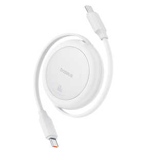 BESEUS Free2Pull 巻き取り式 USB-Cケーブル 60W 1m Moon White P1036450021101 BESEUS Free2Pull 巻き取り式 USB-Cケーブル 60W 1m Moon White P1036450021101