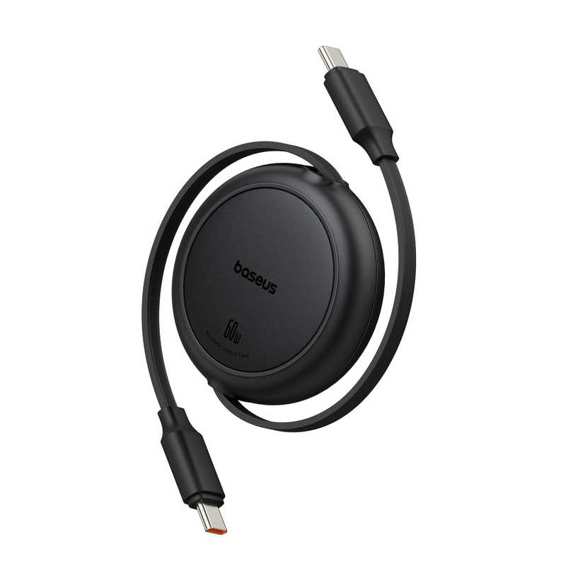 BESEUS BESEUS Free2Pull 巻き取り式 USB-Cケーブル 60W 1m Cluster Black P1036450011101 P1036450011101