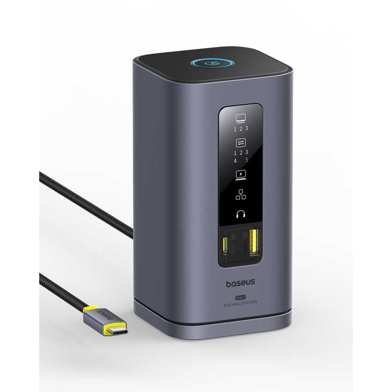 BESEUS BESEUS Spacemate 11-in-1 ドッキングステーション (MAC) トリプルディスプレイ対応 ［USB Power Delivery対応］ Space Grey B00568101813-01 B00568101813-01