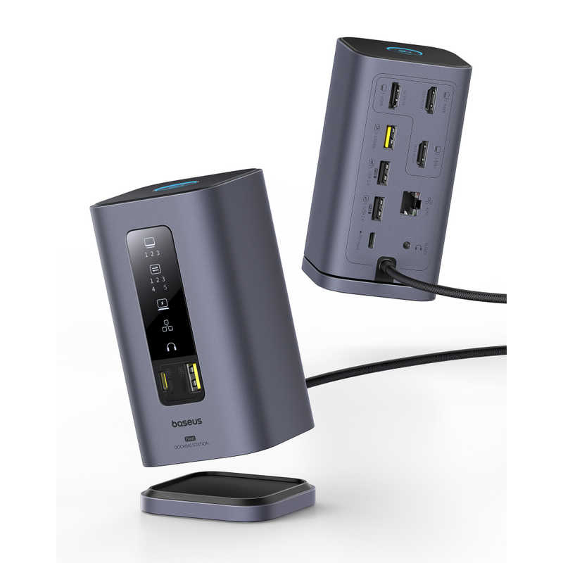 BESEUS BESEUS Spacemate 11-in-1 ドッキングステーション (MAC) トリプルディスプレイ対応 ［USB Power Delivery対応］ Space Grey B00568101813-01 B00568101813-01