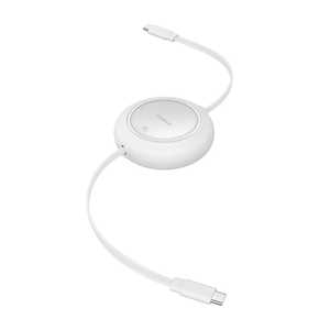 BESEUS Free2Pull 巻き取り式 USB-Cケーブル 100W 1.5m Moon White P1036450021301 BESEUS Free2Pull 巻き取り式 USB-Cケーブル 100W 1.5m Moon White P1036450021301