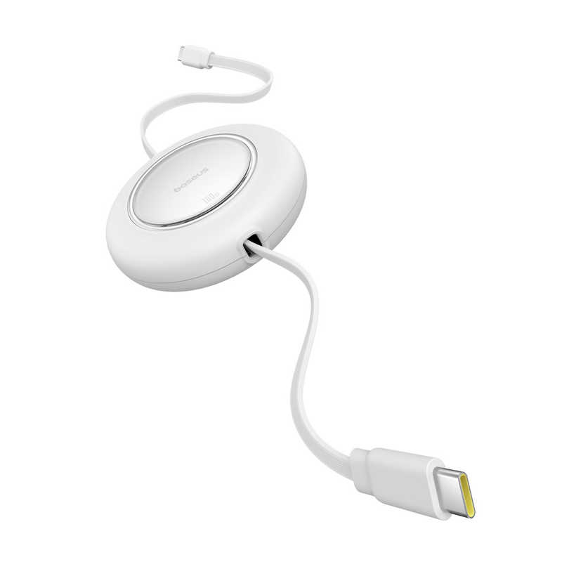 BESEUS BESEUS Free2Pull 巻き取り式 USB-Cケーブル 100W 2m Moon White P1036450021300 P1036450021300