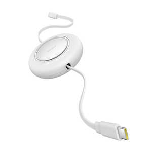 BESEUS Free2Pull 巻き取り式 USB-Cケーブル 100W 2m Moon White P1036450021300 BESEUS Free2Pull 巻き取り式 USB-Cケーブル 100W 2m Moon White P1036450021300
