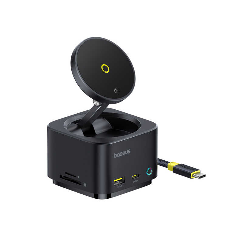 BESEUS BESEUS MagPro2 7-in-1 ドッキングステーション 15W Qi2対応 Cosmic Black ［USB Power Delivery対応］ B0007290012100 B0007290012100