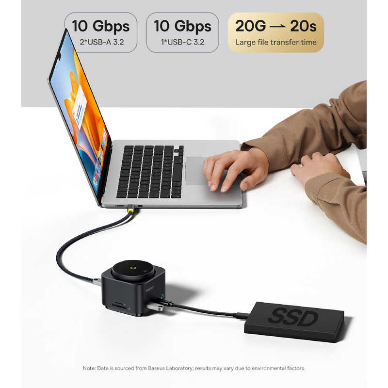BESEUS BESEUS MagPro2 7-in-1 ドッキングステーション 15W Qi2対応 Cosmic Black ［USB Power Delivery対応］ B0007290012100 B0007290012100