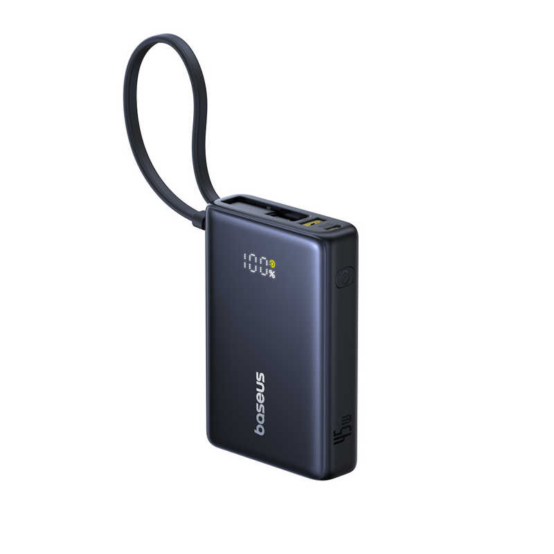 BESEUS BESEUS PicoGo モバイルバッテリー 45W 10000mAh USB-Cケーブル内蔵 Cosmic Black P1007680312300 P1007680312300
