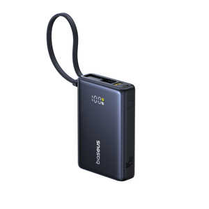 BESEUS PicoGo モバイルバッテリー 45W 10000mAh USB-Cケーブル内蔵 Cosmic Black P1007680312300 BESEUS PicoGo モバイルバッテリー 45W 10000mAh USB-Cケーブル内蔵 Cosmic Black P1007680312300
