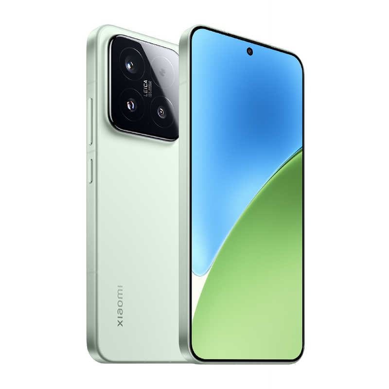 XIAOMI シャオミ XIAOMI シャオミ SIMフリースマートフォン XIAOMI 15 / Snapdragon 8 Elite / 6.36インチ 12GB+512GB グリーン MZB0KEDJP MZB0KEDJP