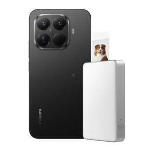 XIAOMI VI~ (SIMt[)Xiaomi 15T Pro 12GB{256GB BOX(Xiaomi Portable Photo Printer Pro) Black MZB0N04JP