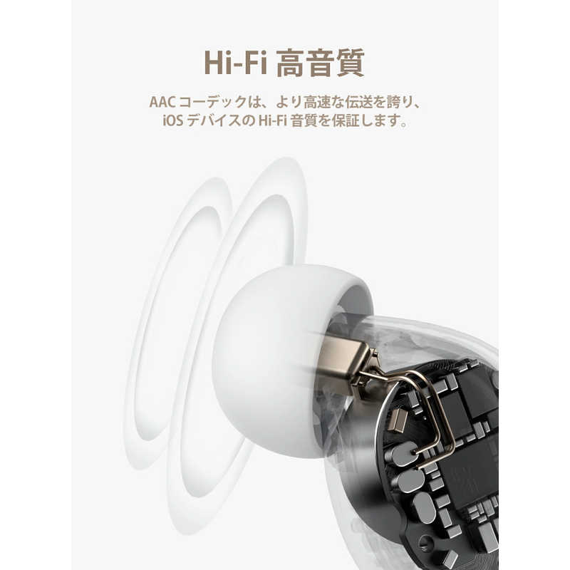1MORE 1MORE 完全ワイヤレスイヤホン  睡眠用イヤホン 横を向いて寝るための軽量イヤホン ［ノイズキャンセリング対応］ ホワイト Sleeping-Earbuds-Z30 Sleeping-Earbuds-Z30