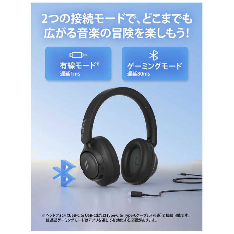 1MORE 1MORE ブルートゥースヘッドホン SonoFlow SE ［ノイズキャンセリング対応 /Bluetooth対応 /ライトニング端子］ ピンク HQ31 HQ31