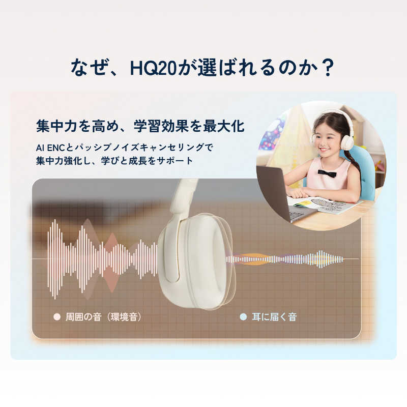 1MORE 1MORE SonoFlow Mini ホワイト HQ20 HQ20