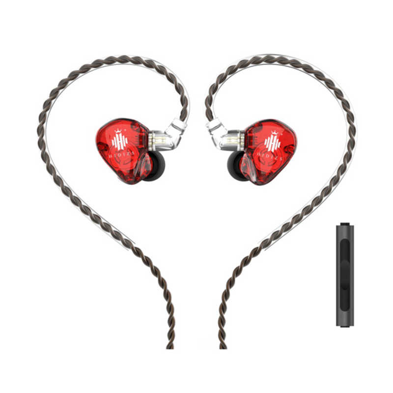 HIDIZS HIDIZS イヤホン カナル型 [φ3.5mm ミニプラグ] MS1 Rainbow Red MS1 Rainbow Red