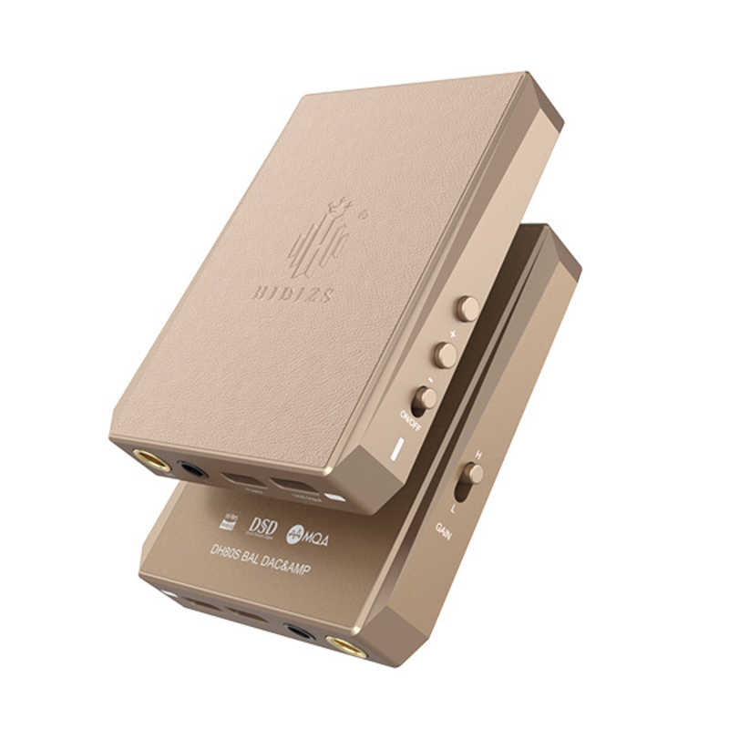 HIDIZS HIDIZS ポータブルヘッドホンアンプ [ DAC機能対応 ] シャンパンゴールド DH80SChampagnegold DH80SChampagnegold