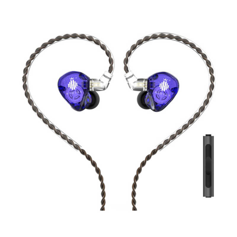HIDIZS HIDIZS イヤホン カナル型 Purple [φ3.5mm ミニプラグ] MS1 RainbowPurple MS1 RainbowPurple