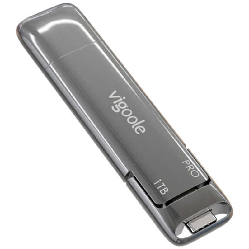 VIGOOLE VIGOOLE 【アウトレット】SD301-PRO-1TB 外付けSSD USB-A＋USB-C接続 (iPadOS/Mac/Windows11対応) ［1TB /ポータブル型］ SD301_PRO_1TB SD301_PRO_1TB