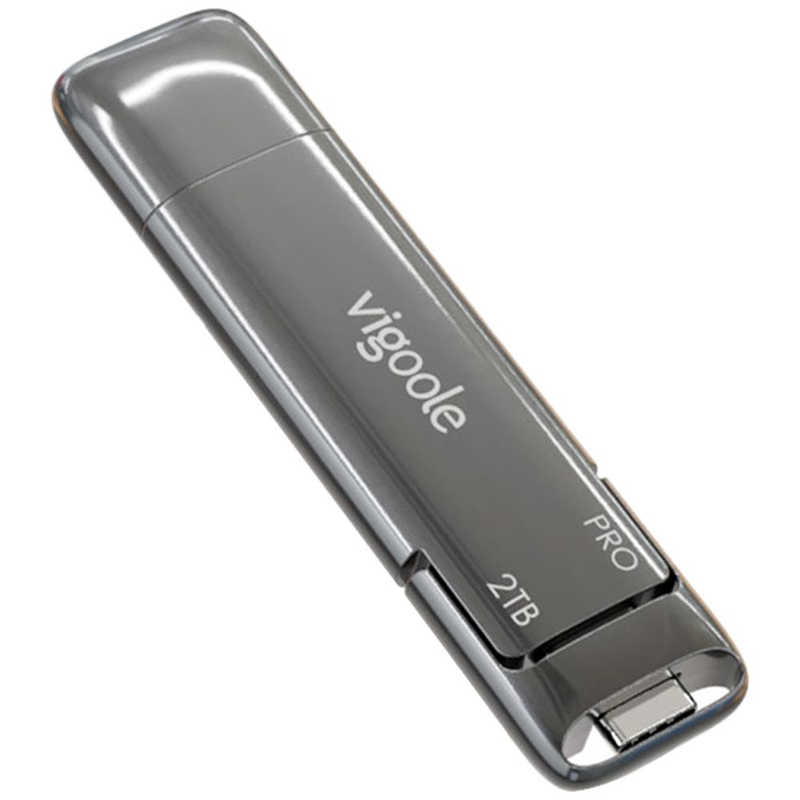VIGOOLE VIGOOLE 【アウトレット】SD301-PRO-2TB 外付けSSD USB-A＋USB-C接続 (iPadOS/Mac/Windows11対応) ［2TB /ポータブル型］ SD301_PRO_2TB SD301_PRO_2TB