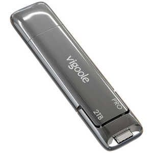 VIGOOLE 【アウトレット】SD301-PRO-2TB 外付けSSD USB-A＋USB-C接続 (iPadOS/Mac/Windows11対応) ［2TB /ポータブル型］ SD301_PRO_2TB