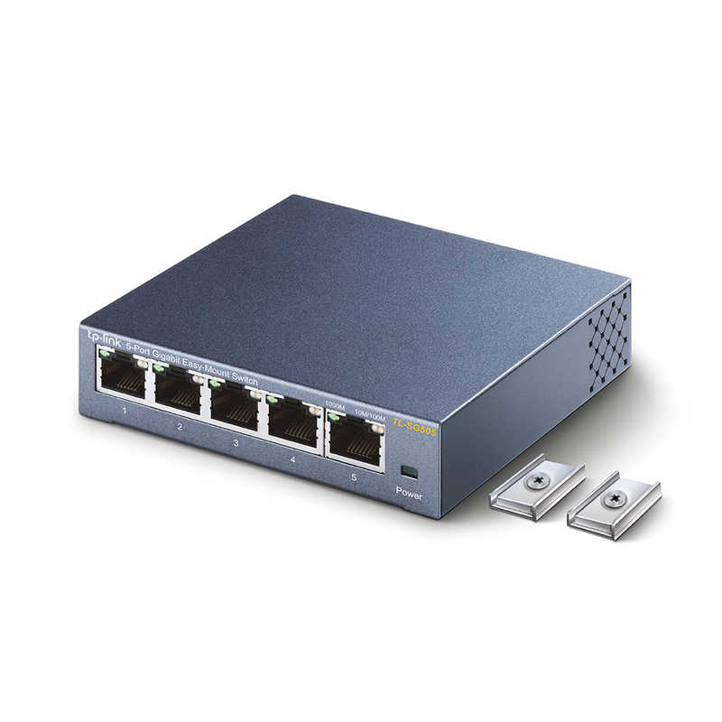 TPLINK TPLINK 5ポート スイッチングハブ 金属筐体マグネット付 永久保証 TL-SG505 TL-SG505