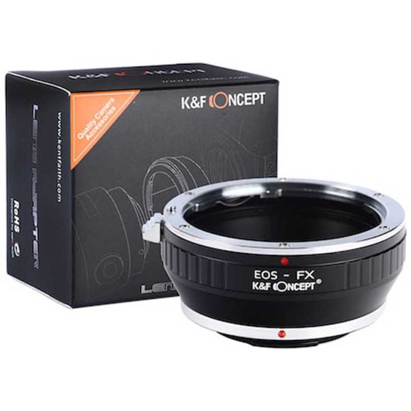 K＆FCONCEPT K＆FCONCEPT レンズマウントアダプター KF-EFX (ボディ側:富士フイルムX､レンズ側:キヤノンEF) KF-EFX (ボディ側:富士フイルムX､レンズ側:キヤノンEF)