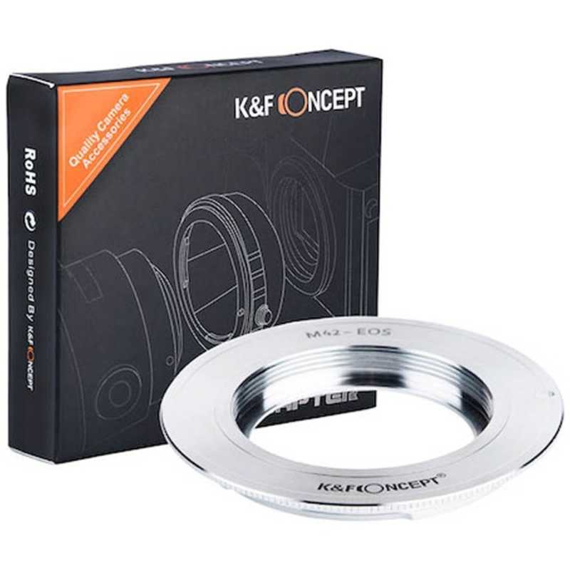 K＆FCONCEPT K＆FCONCEPT レンズマウントアダプター KF-42EF (ボディ側:キヤノンEF､レンズ側:M42) KF-42EF (ボディ側:キヤノンEF､レンズ側:M42)