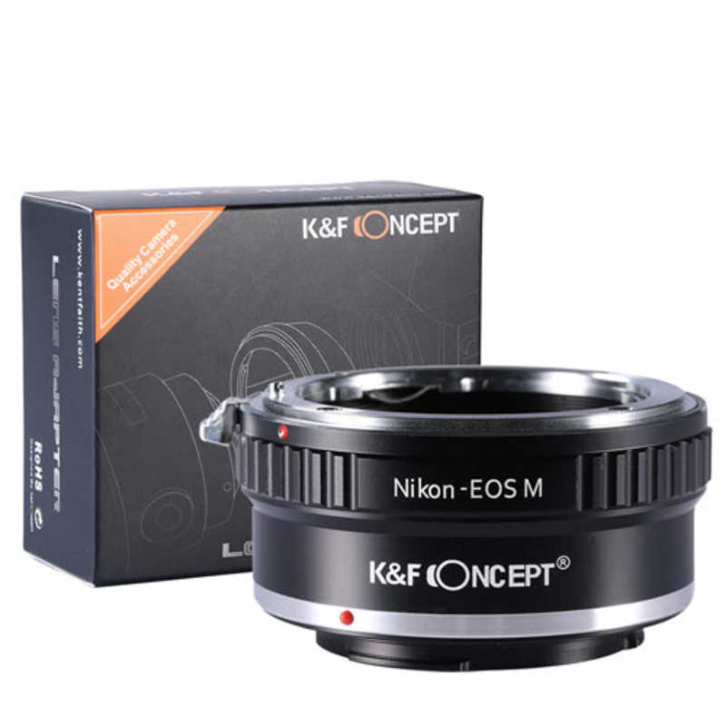 K＆FCONCEPT K＆FCONCEPT マウントアダプター (ニコンFマウントレンズ → キャノンEF-Mマウント変換) KF-NFEM KF-NFEM