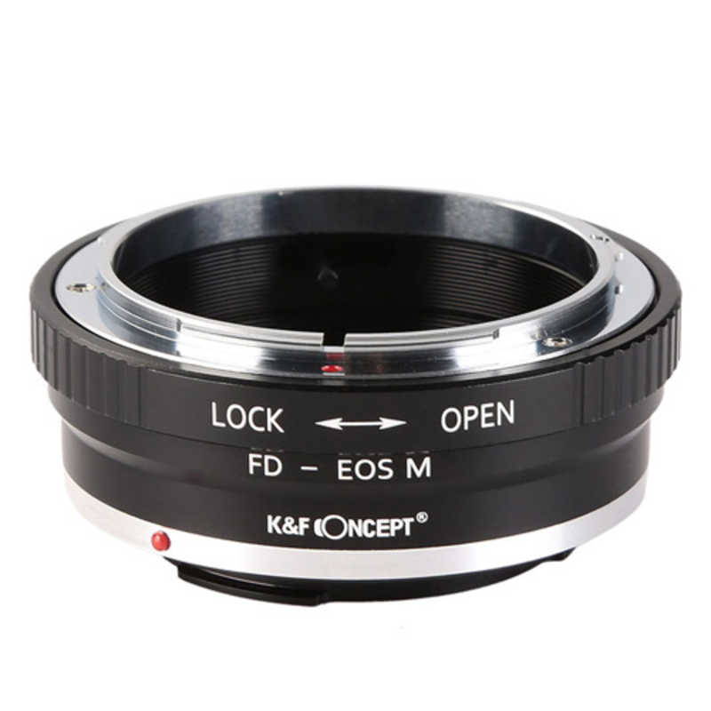 K＆FCONCEPT K＆FCONCEPT マウントアダプター 絞りリング付き KF-FDEM (キャノンFDマウントレンズ → キャノンEF-Mマウント変換) KF-FDEM (キャノンFDマウントレンズ → キャノンEF-Mマウント変換)