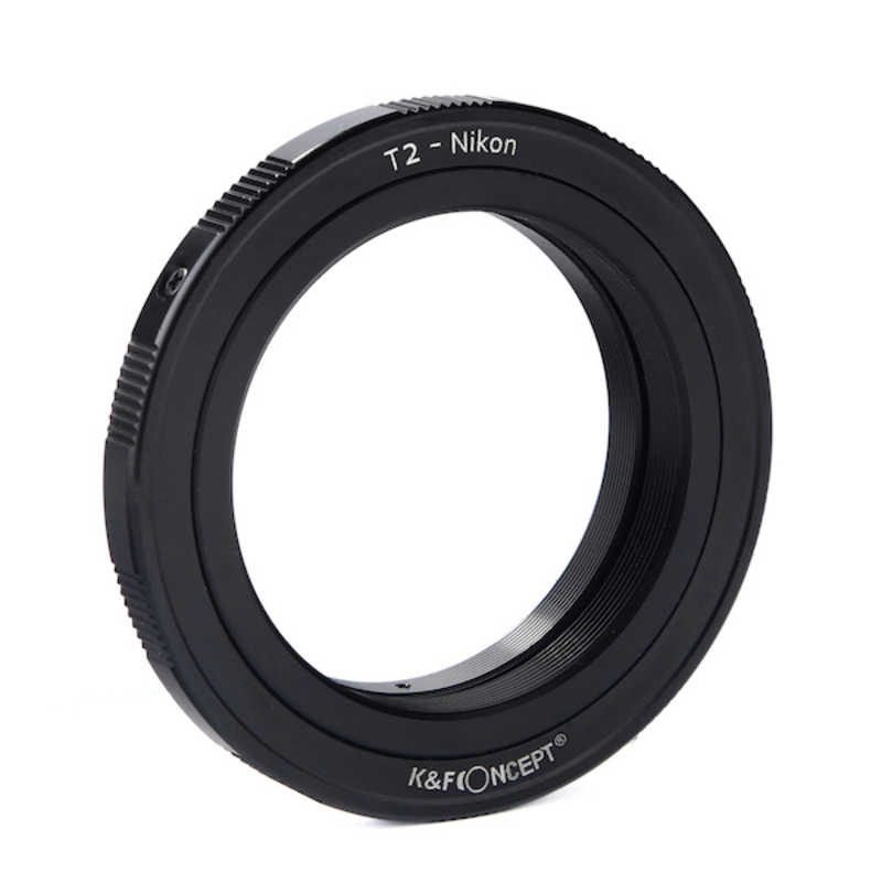 K＆FCONCEPT K＆FCONCEPT レンズマウントアダプター  (Tマウントレンズ → ニコンFマウント変換) KFT2F KFT2F