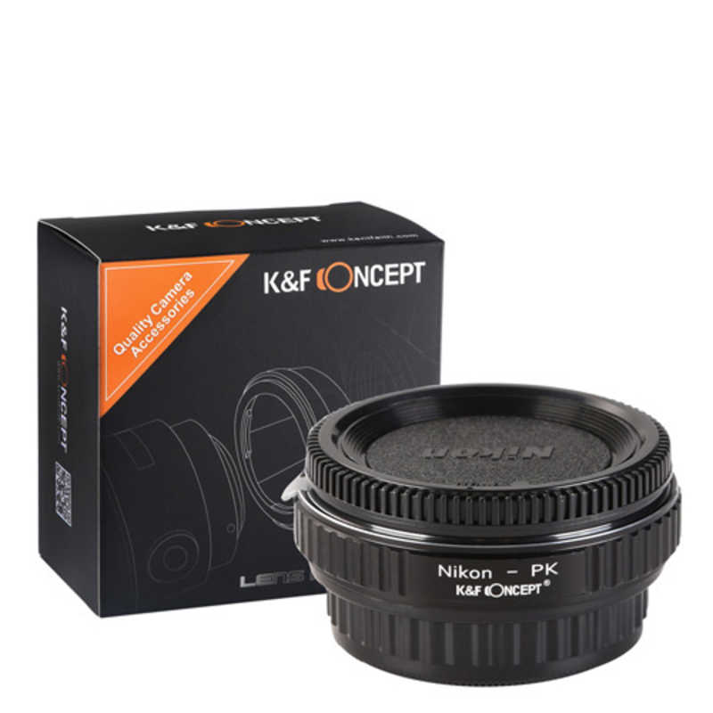 K＆FCONCEPT K＆FCONCEPT マウントアダプター (ニコンFマウントレンズ → ペンタックスKマウント変換) KF-NFK KF-NFK