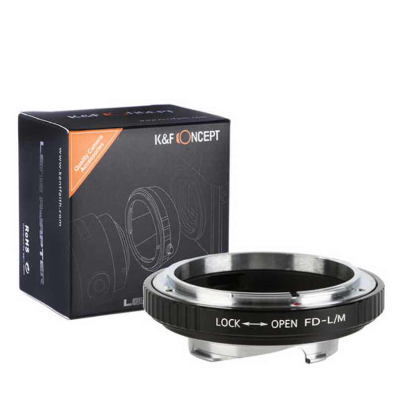 K＆FCONCEPT K＆FCONCEPT マウントアダプター 絞りリング付き KF-FDM (キャノンFDマウントレンズ → ライカMマウント変換) KF-FDM (キャノンFDマウントレンズ → ライカMマウント変換)