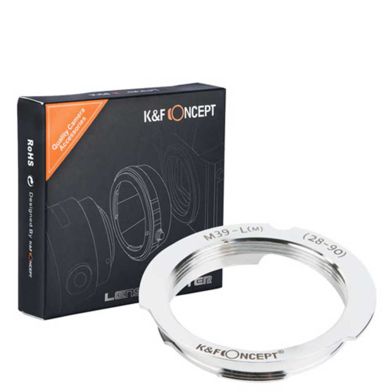 K＆FCONCEPT K＆FCONCEPT マウントアダプター (ライカLマウントレンズ → ライカMマウント変換) KF-LM-2890 KF-LM-2890