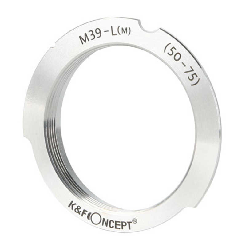 K＆FCONCEPT K＆FCONCEPT マウントアダプター (ライカLマウントレンズ → ライカMマウント変換) KF-LM-5075 KF-LM-5075