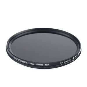 K＆FCONCEPT ND(減光)フィルターND2～ND400可変式 バリアブル58mm KFNDX58